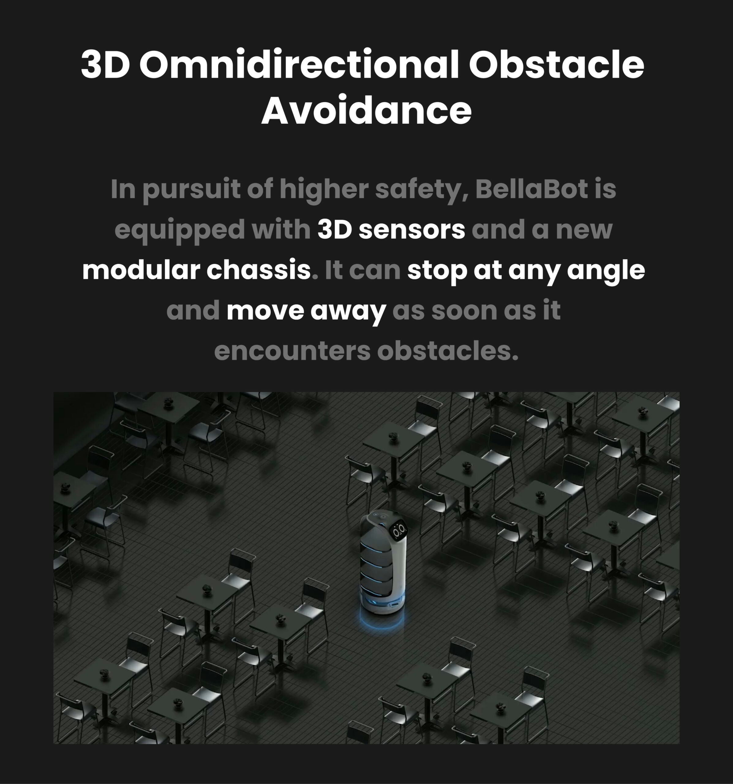 G Robotics Bot 3D Omnidirectional Obstacle Avoidance