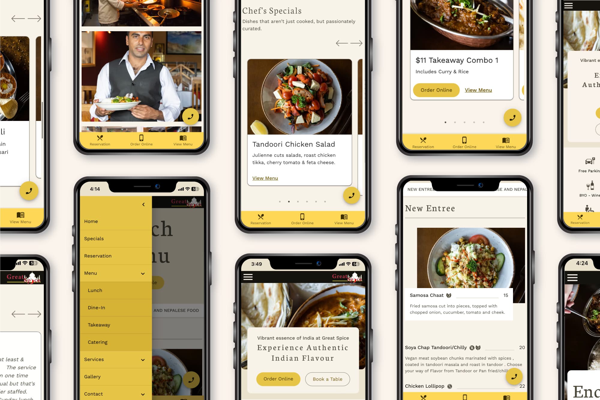 Great Spice Mobile Site Showcase