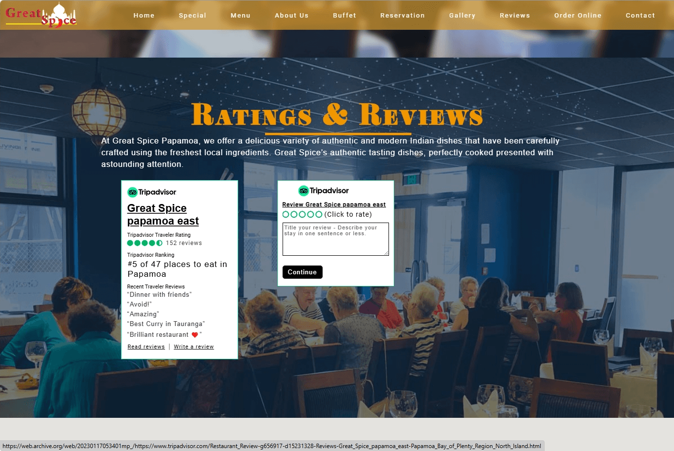 old review section