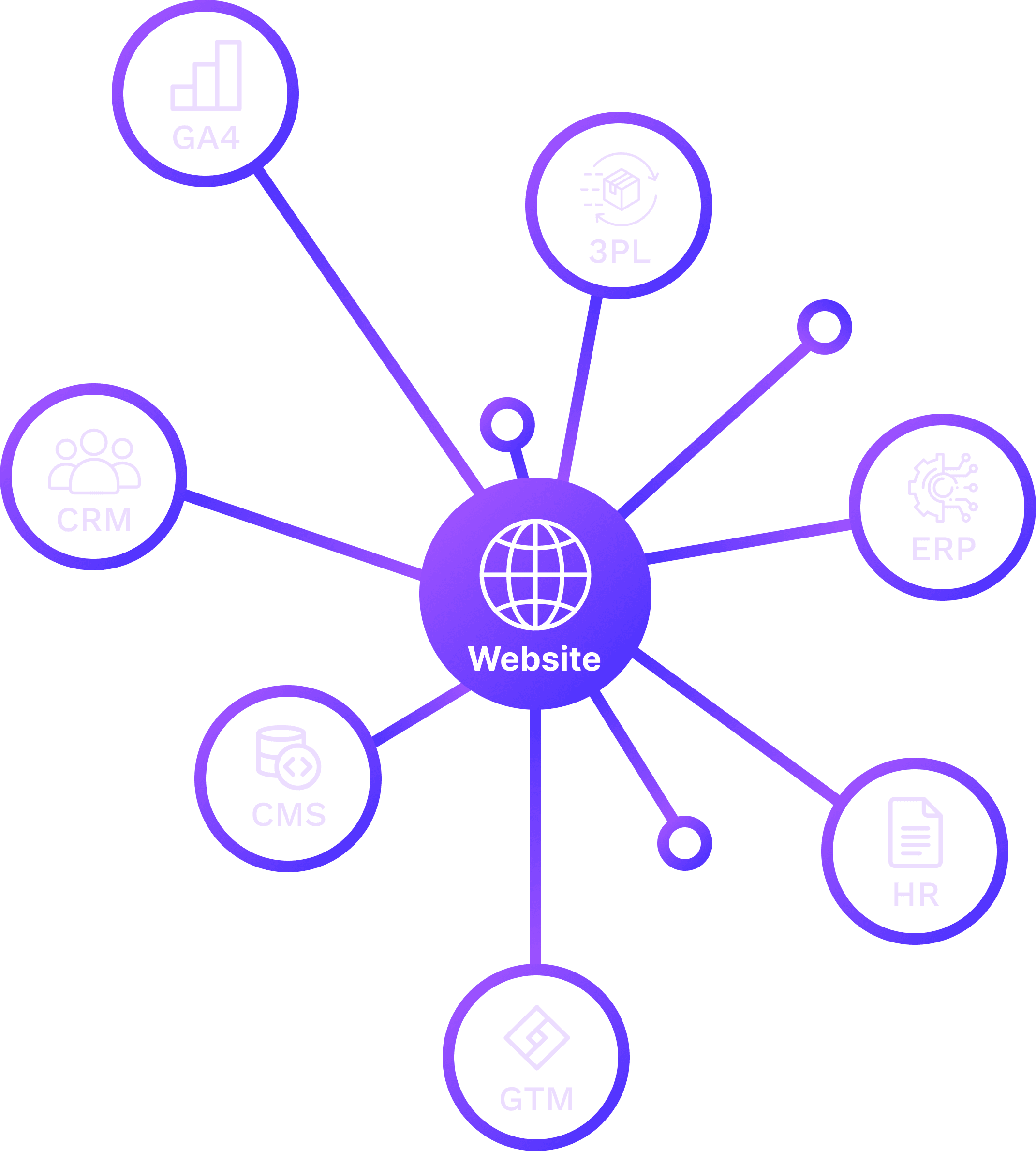 website connected to other softwares