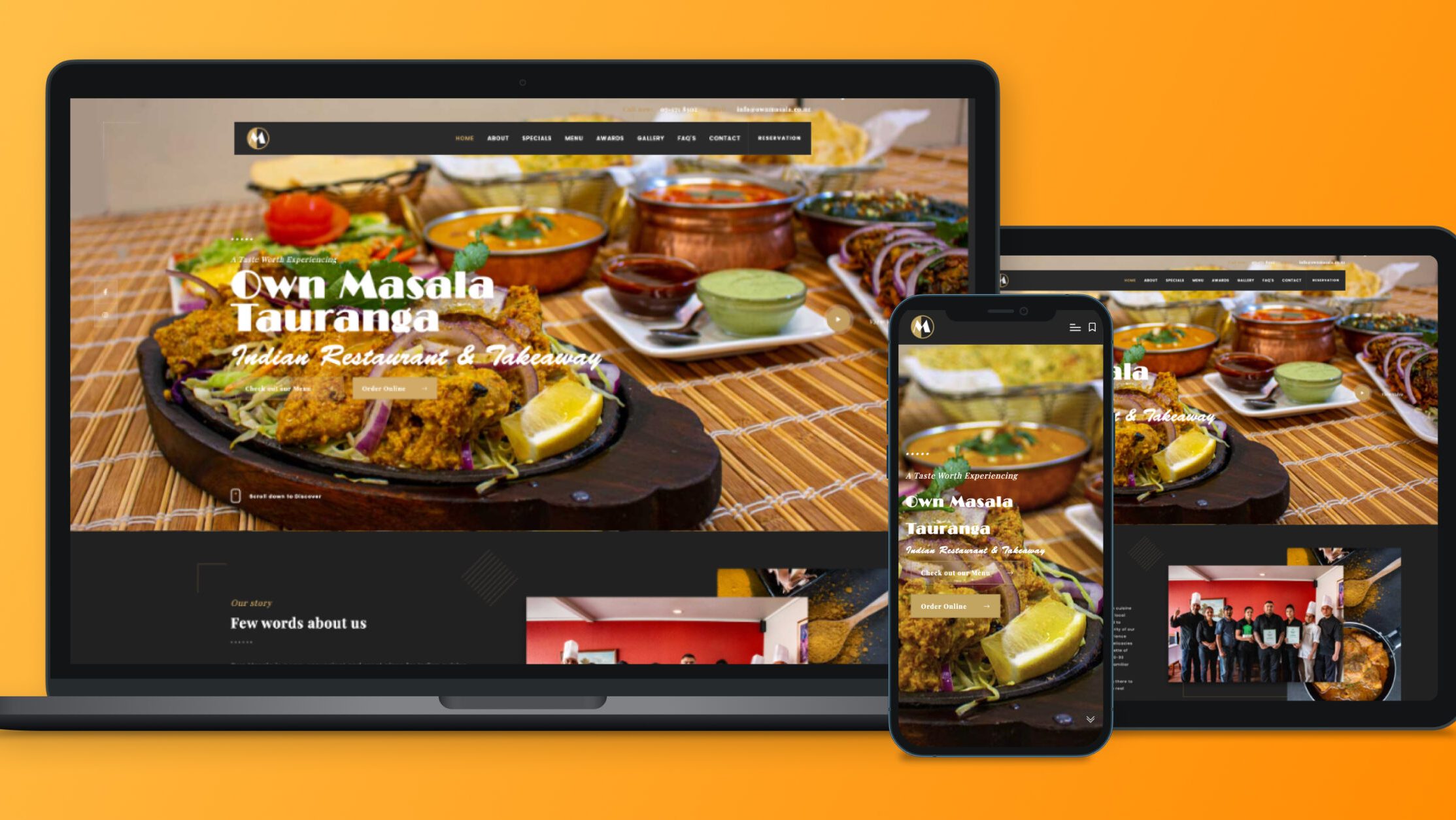 Own Masala Website